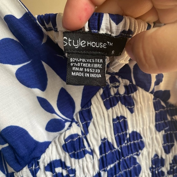 Women’s ruffle sleeve floral midi ruffle dress size S - Picture 5 of 8